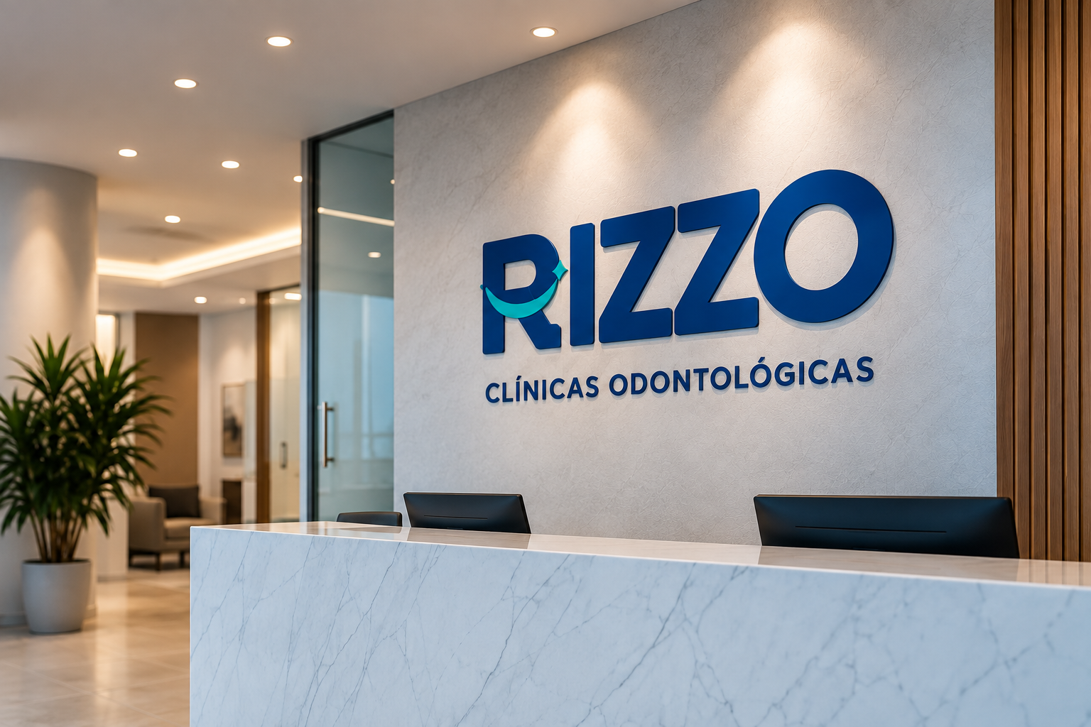 Recepção da Rizzo Clínicas Odontológicas